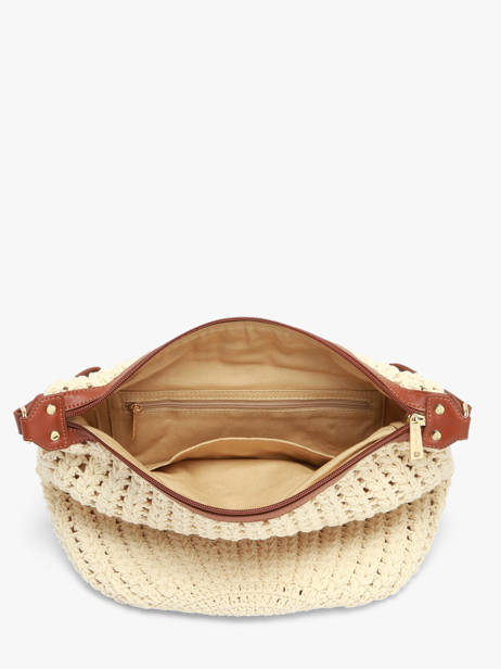 Cross Body Tas Tresse Coton Lancaster Beige tresse coton 69 ander zicht 4